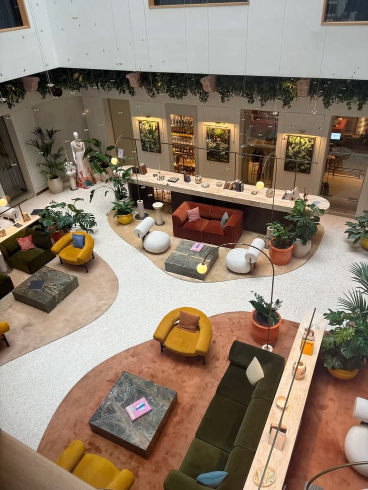 Modern residential community space